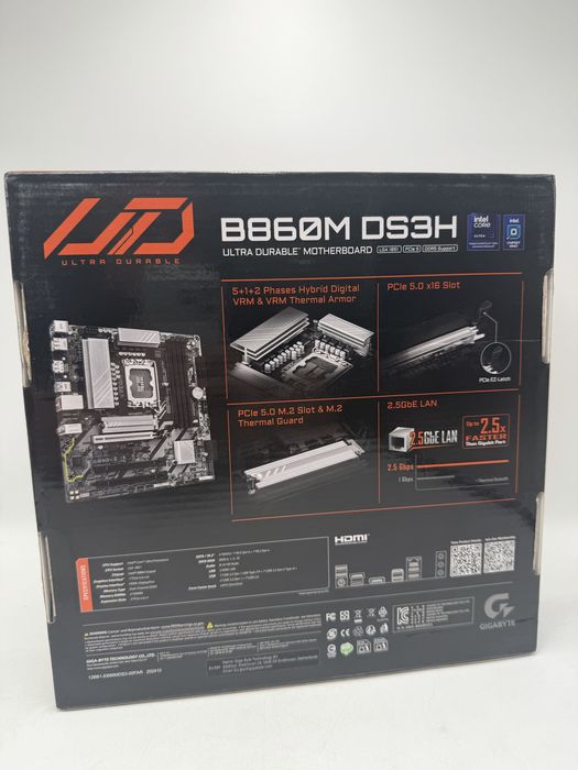Placa de baza GIGABYTE B860M DS3H Sigilata