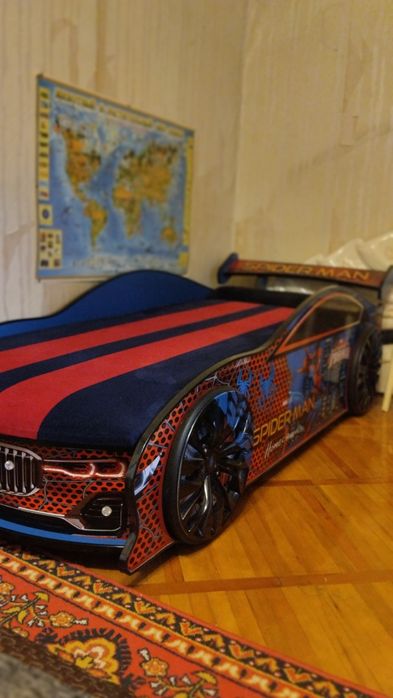 ‼️СРОЧНО ‼️Кровать для мальчика в отличном состоянии,очень удобная.