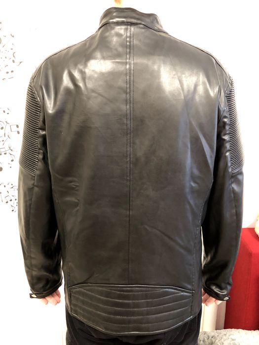 Geacă bărbătească M din piele ecologică, stare impecabilă