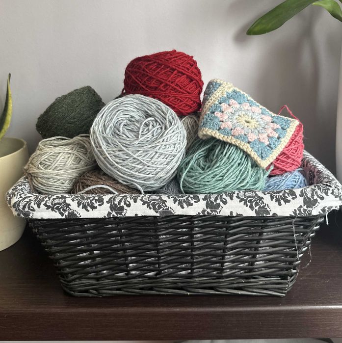 вълнена немска прежда на кълбета 1.5 кг