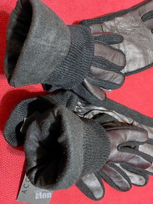 Mănuși piele noi S - XL