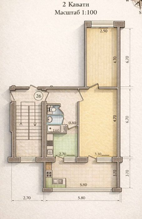 Срочно 2/2/4  Юунусабадский район Ц-5  Шедевр