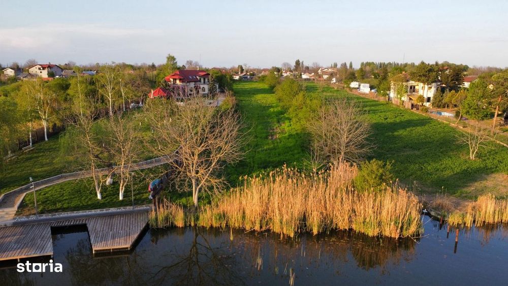 vanzare teren cu deschidere lac Snagov