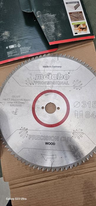 Metabo panza circular 315 x 30 mm | numar dinti: 84 buc , noua