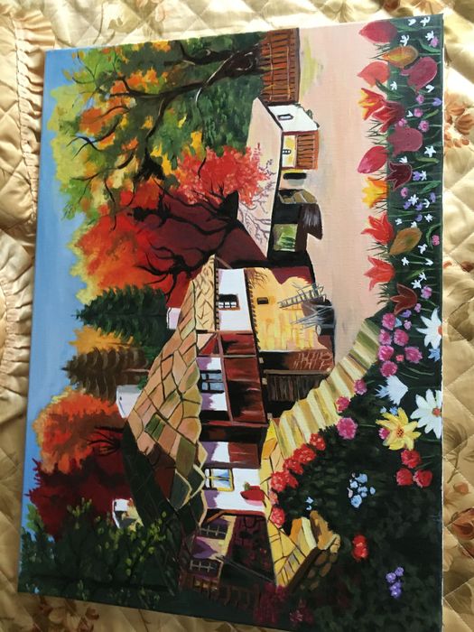 Ръчно изрисувани картини с маслени бои