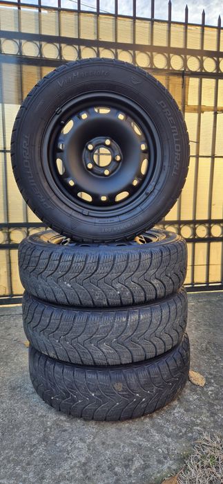 Anvelope M+S cu jante 5x100 185/65/R 14