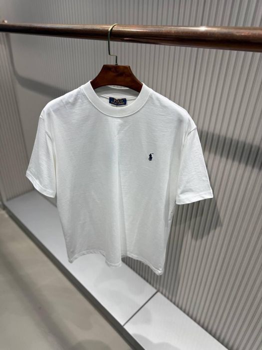 Tricou polo alb