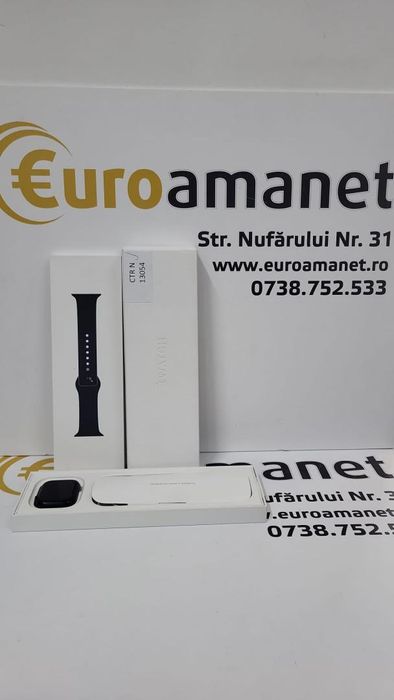 Apple Watch 9, GPS, Carcasa Midnight Aluminium 45mm -N-