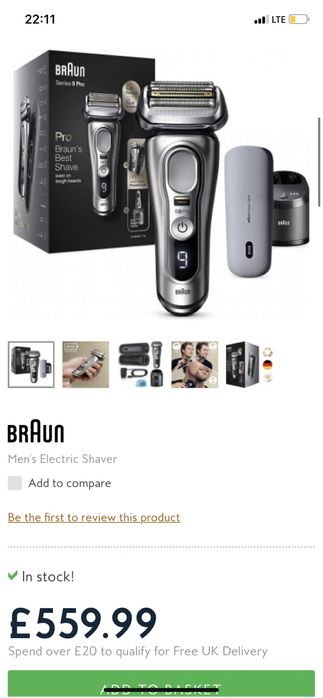 Самобръсначка, Braun, Series 9 9477cc,