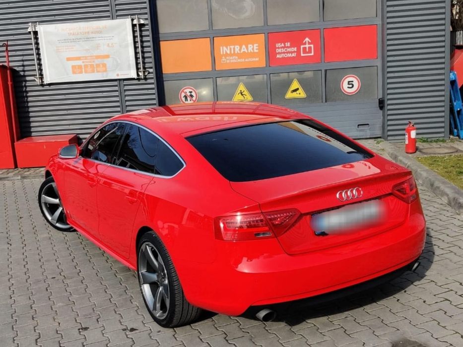 Vând audi a5 1,8 benzină tfsi sportback facelift.. nr. 0757772921  preț 9500 € usor negociabil