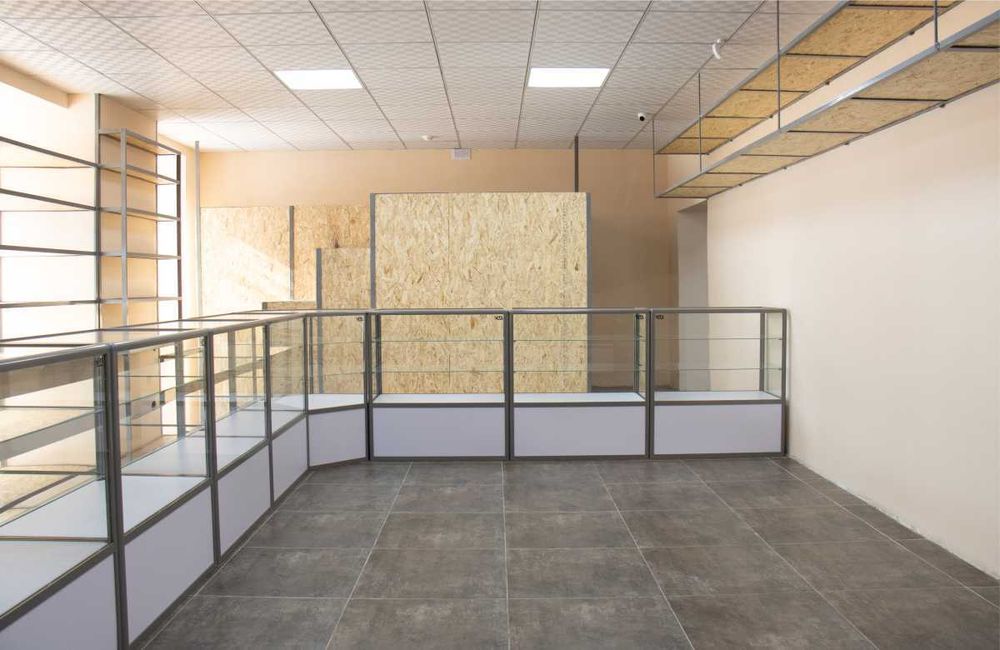 Прилавок витрина, стеклянная, metal oynaly vitrina va prilavkalar