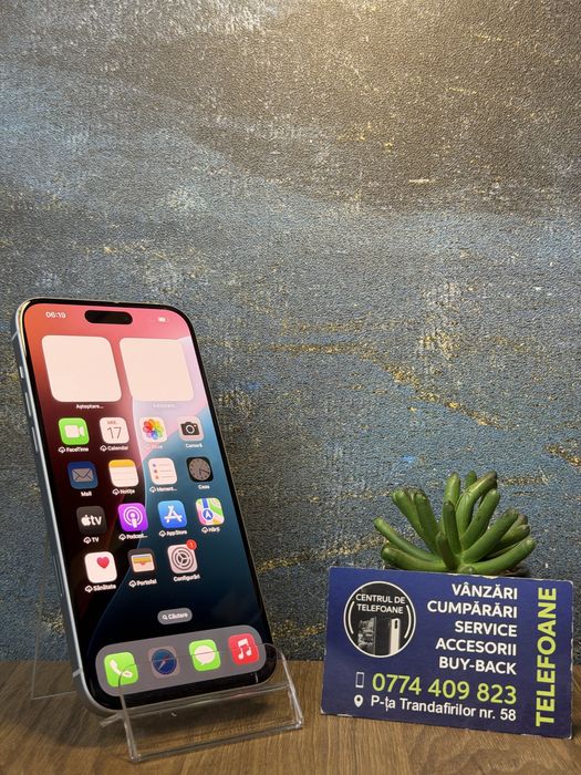 Iphone 15 Plus/128Gb/2 ani Garantie Centrul de Telefoane/rate