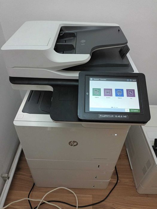 Imprimante multifunctionale HP LaserJet Managed MFP E62655 si E60055.