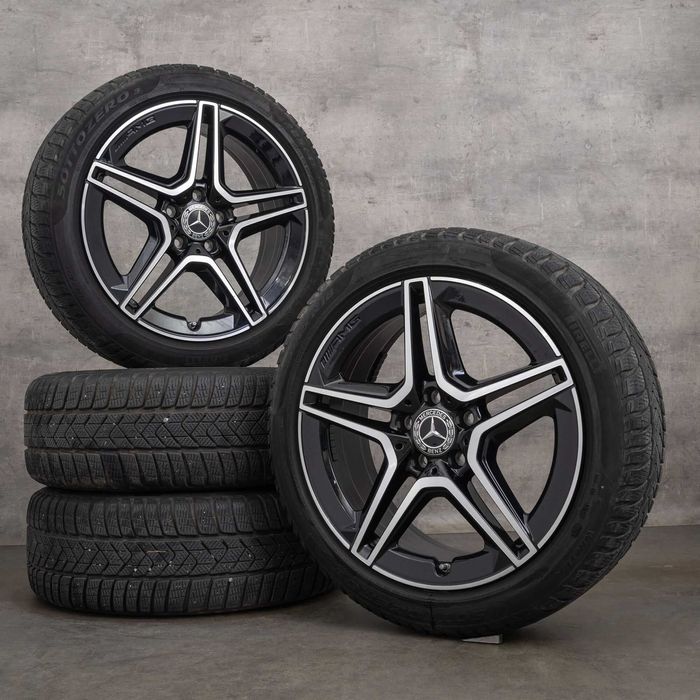 Jante Mercedes A B CLA  W177 Anvelope iarna Pirelli 225 45 18