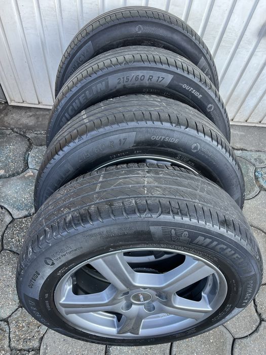 Jante aliaj 5x112mm, anvelope vara 215/60 R17, VW Tiguan, Audi Q3, Seat, Skoda
