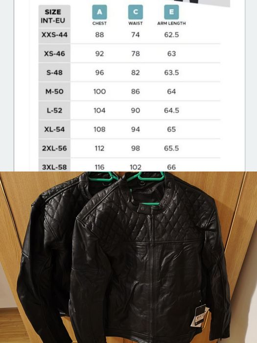 Geaca moto xl/xxl piele naturala+ rucsac hard Shell  vara