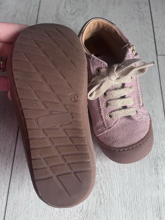 Ghete piele intoarsa primavara toamna marime 24