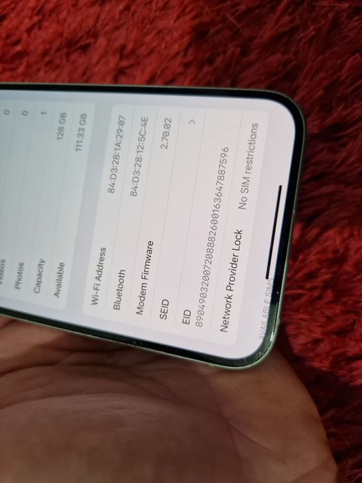 -Iphone 15Plus, ca Nou, 128Gb, 8Ram, Green Titanium, ireprosabil, bat-