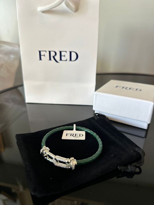 Bratara Fred, placata aur 18k