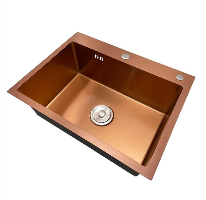 Reducere Chiuveta inox bucatarie 50x44 gold-rose