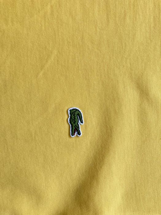 Lacoste Regular Fit мъжка памучна жълта тениска размер S
