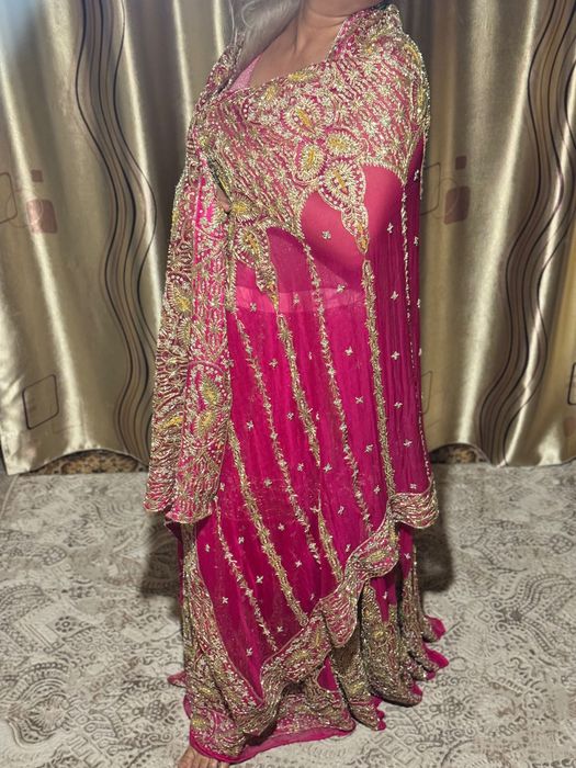 Индийская Сари тройка Ручная работа Hand made India Sari . Hindiston