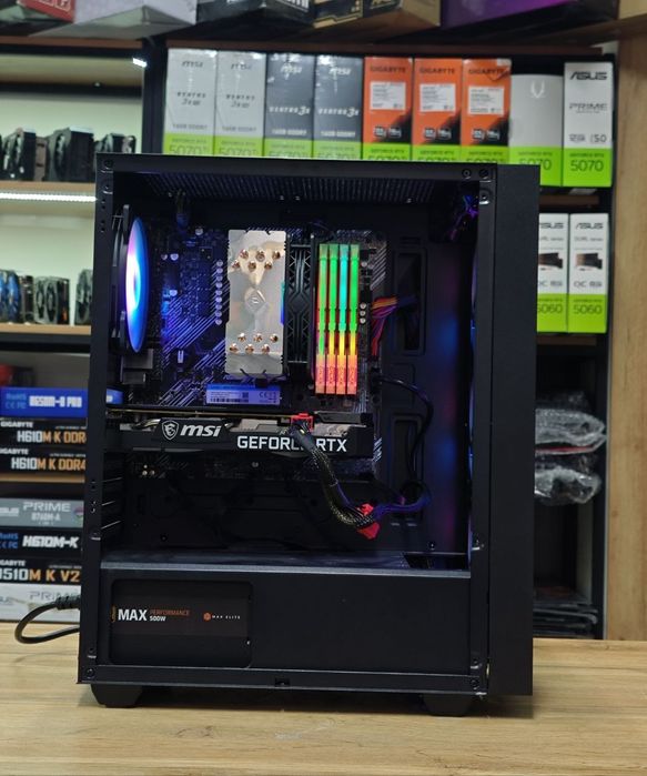 Компьютер i5 3470/озу8/RX 570/ssd120/хард500/rgb кейс/