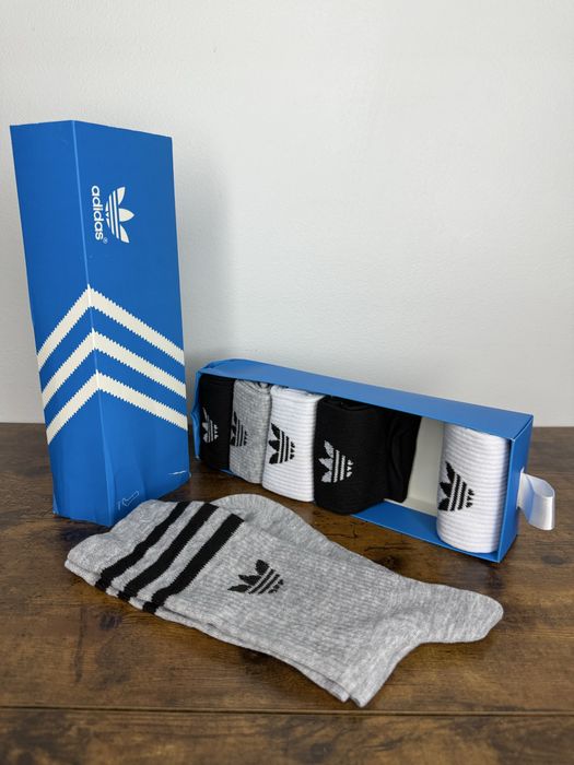 Set 6 perechi sosete ADIDAS calitate deosebita cadoul perfect