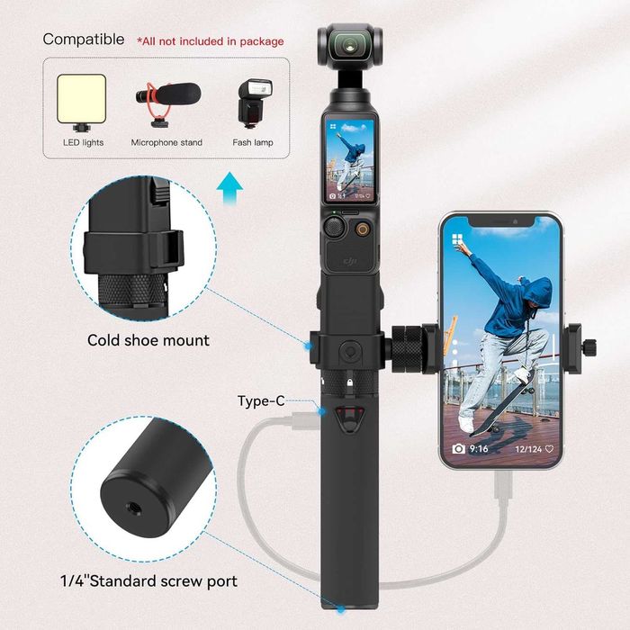 Smatree PowerStick ptr Osmo Pocket 3 DP20S