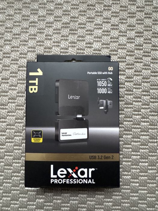 Lexar Professional Go SL400S SSD Portabil 1TB USB3.2 Gen2 cu Hub