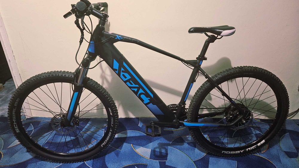 Vand Bicicleta Electrica X-Fact MTB 27,5 inch, Cadru L 48cm, echipare Shimano