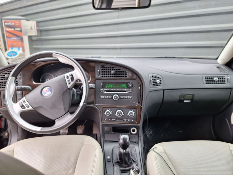 Saab 9-5 Aero /2.3 turbo /280cp/ trapă / piele bej/ ventilație