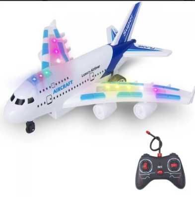 Играчка самолет със звъцжи светлини и дистанционно