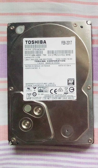 жесткий диск HDD