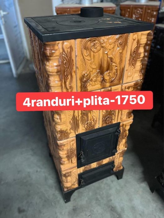 Sobe teracota premontate cu plita si cuptor / cahle tercacota / samota