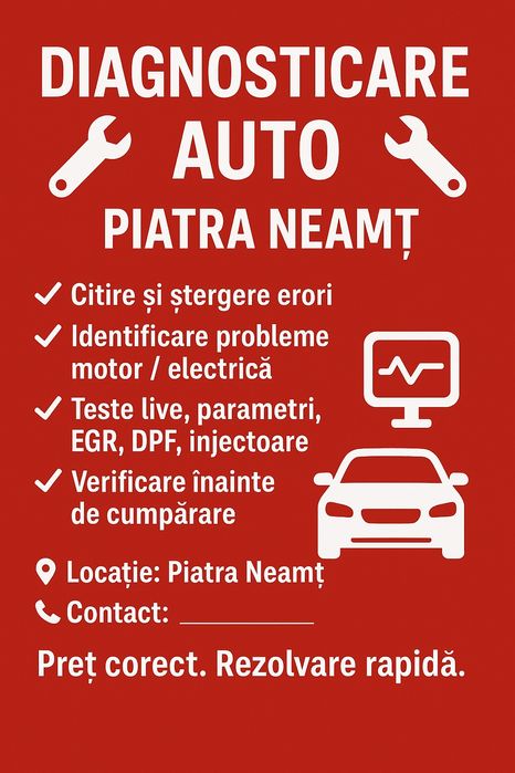 Fac diagnoza auto profesionala