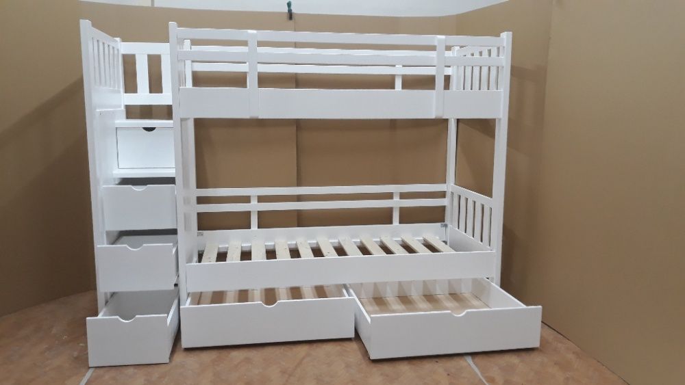 TRANSPORT GRATUIT.Pat etajat cu scara tip sertare.cod 2606