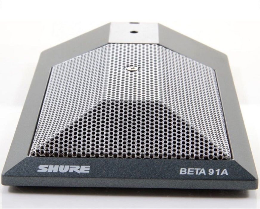 Shure микрофон серый