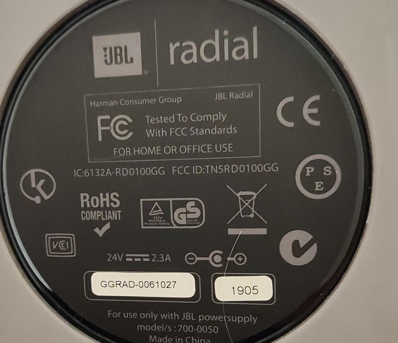 Vând Sistem de andocare JBL Radial