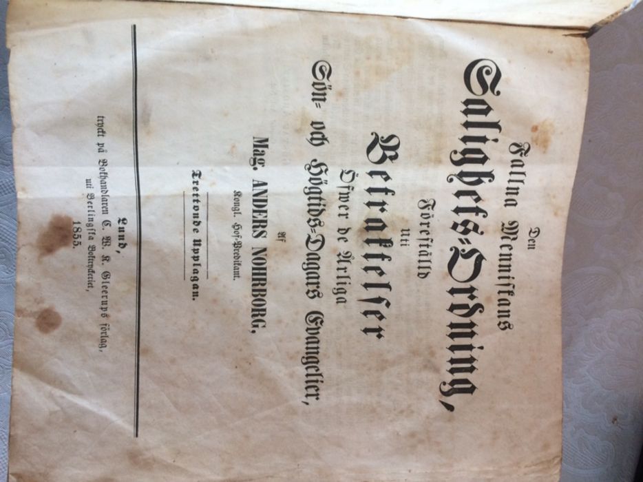 carte veche 1855