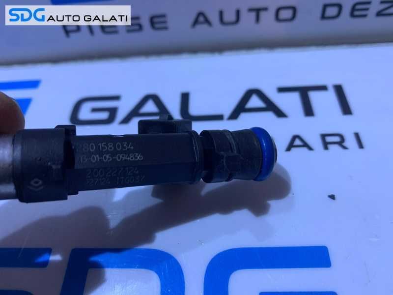 Injector Injectoare Renault Kangoo 2 1.6 2008 - Prezent Cod 0280158034 8200227124 [AV0283]