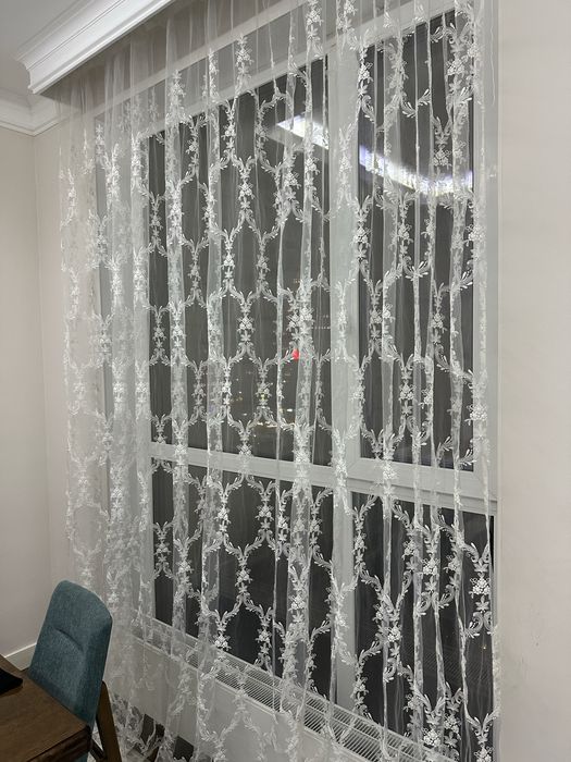 Шторы, тюль с узором