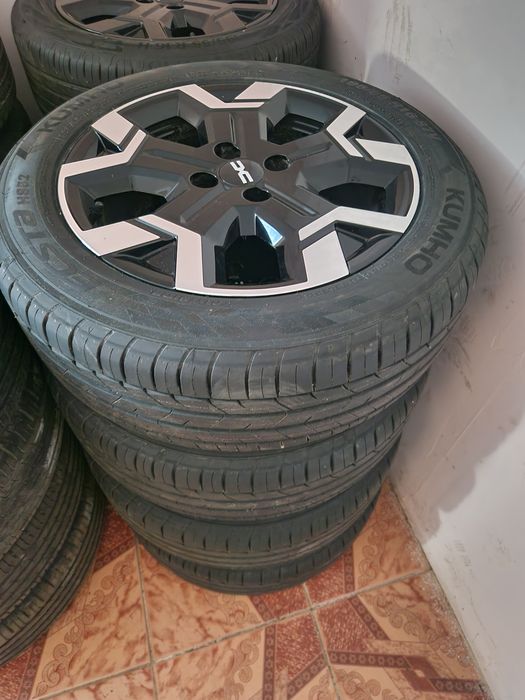 Jante aliaj 4x100 r16 anvelope 195 55 16 Dacia