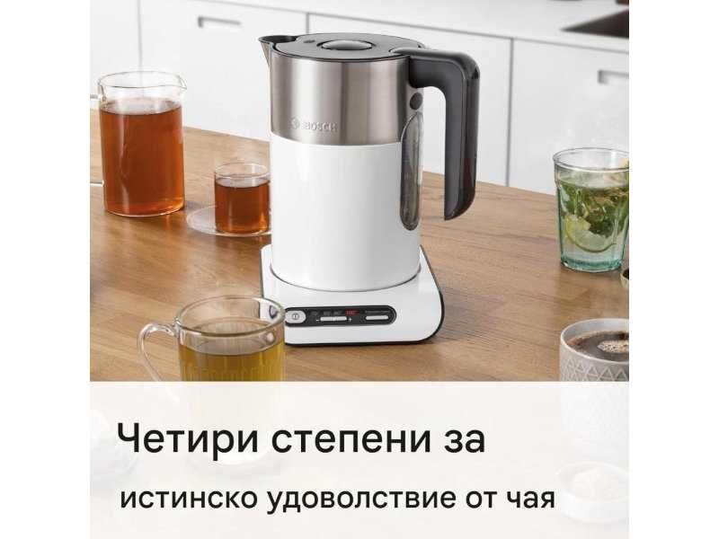 Безкабелна Електрическа Кана за Вода Bosch Styline TWK8611P 1.5L