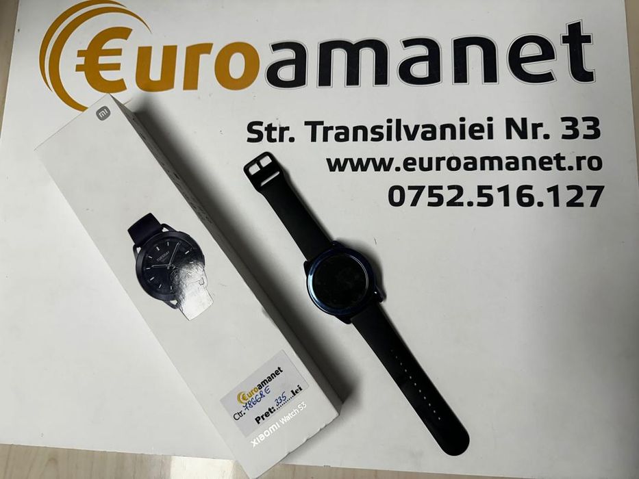 Smartwatch Xiaomi Watch S3, Black -T-