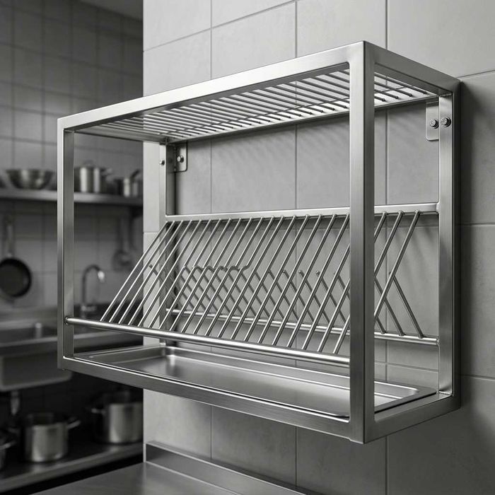 Oshxona uchun Nerjaveyka sushilka Сушилка для тарелок Нержавейка 32 та