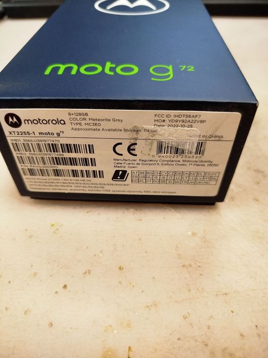 Motorola g72 8Gb 128Gb+  1г гаранция