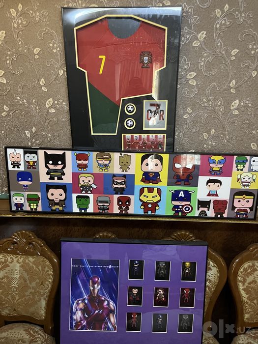 Картины Коллекционные рамки Marvel и Криштиано Роналдо