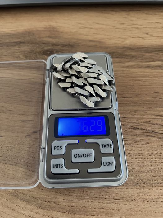 Цепь+ бралсет из серебра