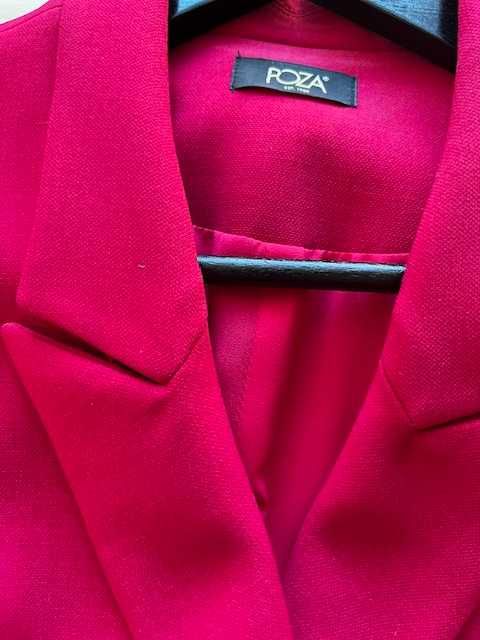 Цикламена рокля тип сако